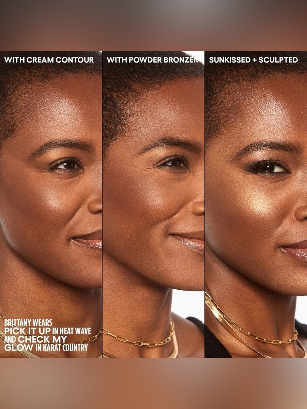 GXVE Pick It Up Cream Contour & Powder Bronzer Duo - Heat Wave - Picture 4 of 4